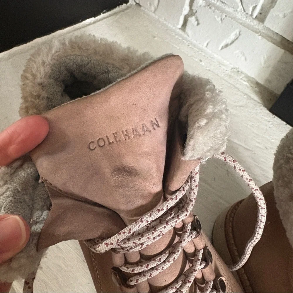 Cole Haan Tan Winter Boots